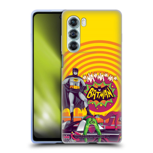 Batman TV Series Graphics Na Na Na Na Soft Gel Case for Motorola Edge S30 / Moto G200 5G