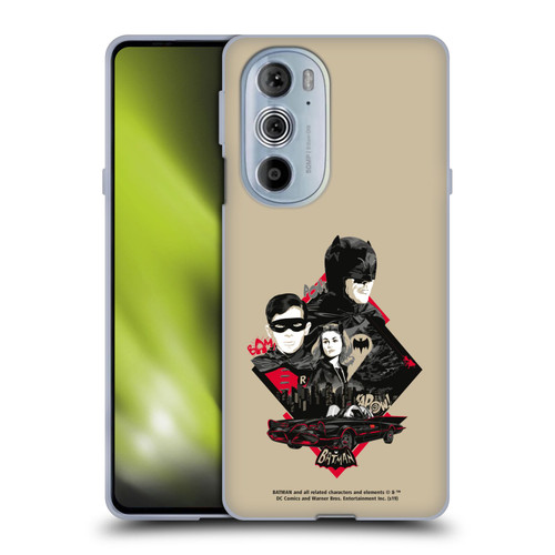 Batman TV Series Graphics Trio Soft Gel Case for Motorola Edge X30