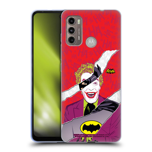 Batman TV Series Graphics Joker Soft Gel Case for Motorola Moto G60 / Moto G40 Fusion