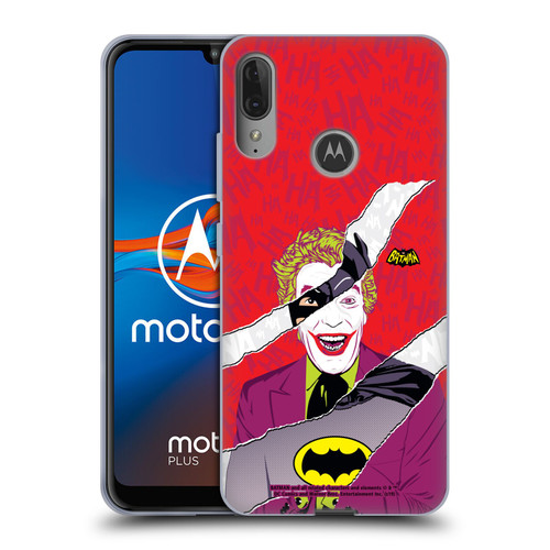 Batman TV Series Graphics Joker Soft Gel Case for Motorola Moto E6 Plus