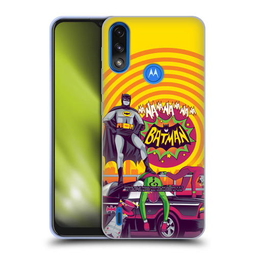Batman TV Series Graphics Na Na Na Na Soft Gel Case for Motorola Moto E7 Power / Moto E7i Power