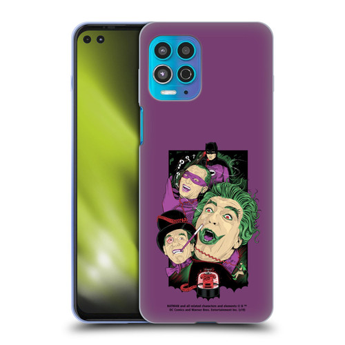 Batman TV Series Graphics Villains Soft Gel Case for Motorola Moto G100