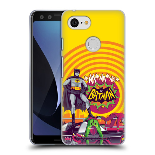 Batman TV Series Graphics Na Na Na Na Soft Gel Case for Google Pixel 3