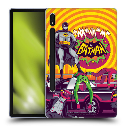Batman TV Series Graphics Na Na Na Na Soft Gel Case for Samsung Galaxy Tab S8