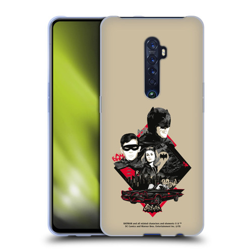 Batman TV Series Graphics Trio Soft Gel Case for OPPO Reno 2