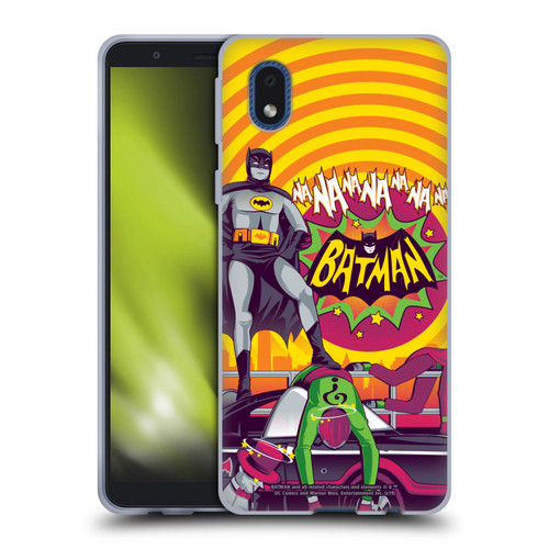 Batman TV Series Graphics Na Na Na Na Soft Gel Case for Samsung Galaxy A01 Core (2020)