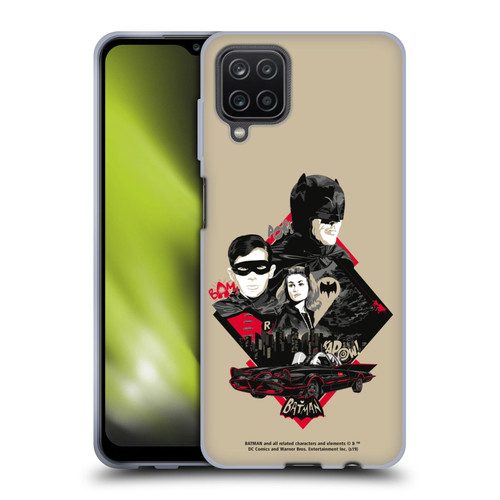 Batman TV Series Graphics Trio Soft Gel Case for Samsung Galaxy A12 (2020)