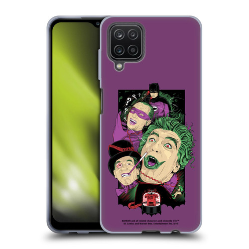 Batman TV Series Graphics Villains Soft Gel Case for Samsung Galaxy A12 (2020)