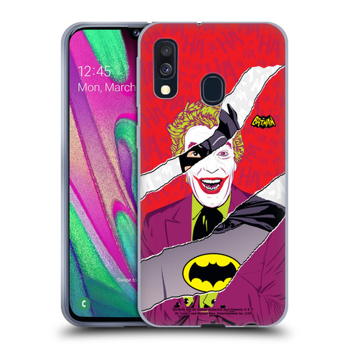 Batman TV Series Graphics Joker Soft Gel Case for Samsung Galaxy A40 (2019)