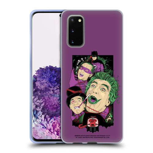 Batman TV Series Graphics Villains Soft Gel Case for Samsung Galaxy S20 / S20 5G