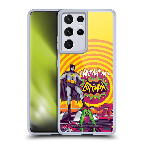 Batman TV Series Graphics Na Na Na Na Soft Gel Case for Samsung Galaxy S21 Ultra 5G