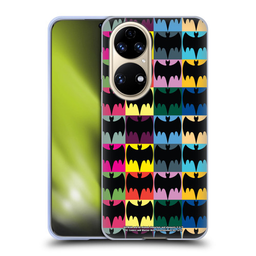 Batman TV Series Logos Patterns Soft Gel Case for Huawei P50