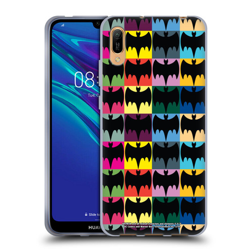 Batman TV Series Logos Patterns Soft Gel Case for Huawei Y6 Pro (2019)