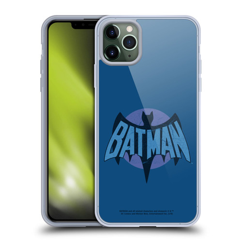 Batman TV Series Logos Distressed Look Soft Gel Case for Apple iPhone 11 Pro Max