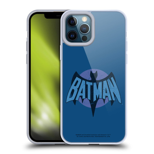 Batman TV Series Logos Distressed Look Soft Gel Case for Apple iPhone 12 Pro Max