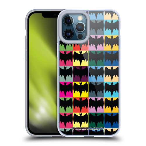 Batman TV Series Logos Patterns Soft Gel Case for Apple iPhone 12 Pro Max
