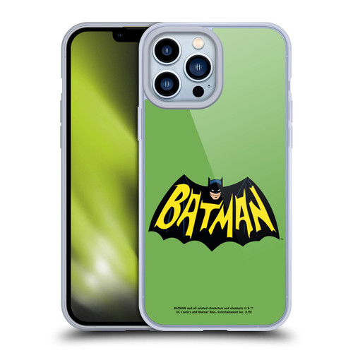 Batman TV Series Logos Main Soft Gel Case for Apple iPhone 13 Pro Max