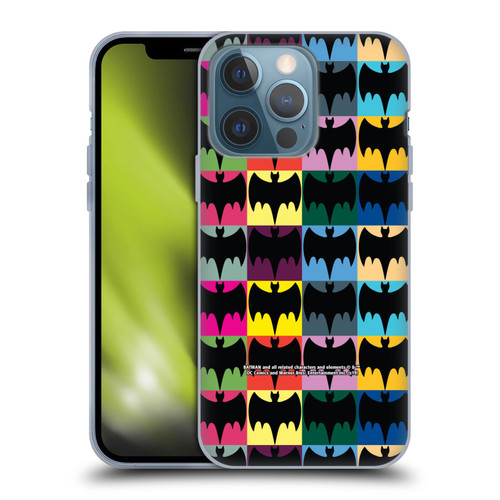 Batman TV Series Logos Patterns Soft Gel Case for Apple iPhone 13 Pro