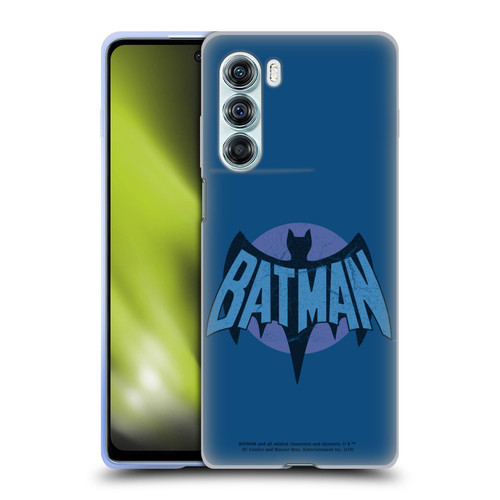 Batman TV Series Logos Distressed Look Soft Gel Case for Motorola Edge S30 / Moto G200 5G
