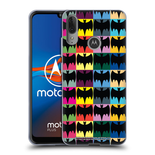 Batman TV Series Logos Patterns Soft Gel Case for Motorola Moto E6 Plus