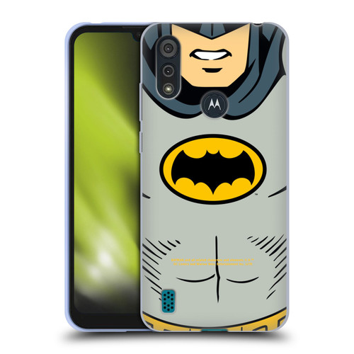 Batman TV Series Logos Costume Soft Gel Case for Motorola Moto E6s (2020)