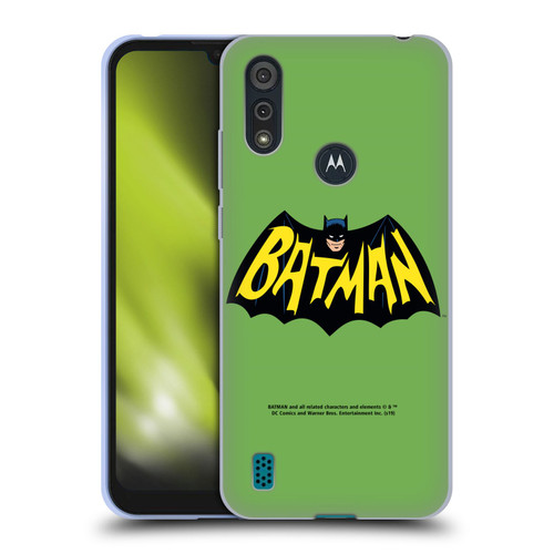 Batman TV Series Logos Main Soft Gel Case for Motorola Moto E6s (2020)