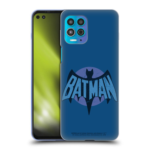 Batman TV Series Logos Distressed Look Soft Gel Case for Motorola Moto G100