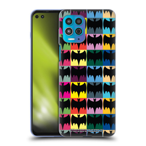 Batman TV Series Logos Patterns Soft Gel Case for Motorola Moto G100