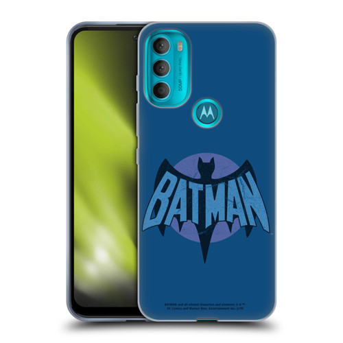 Batman TV Series Logos Distressed Look Soft Gel Case for Motorola Moto G71 5G