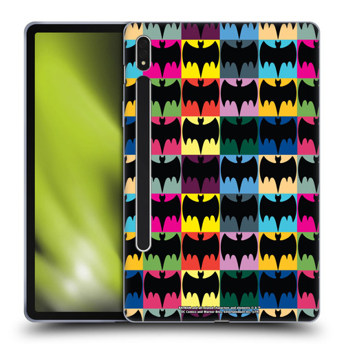 Batman TV Series Logos Patterns Soft Gel Case for Samsung Galaxy Tab S8