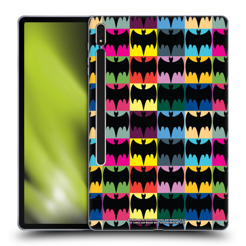 Batman TV Series Logos Patterns Soft Gel Case for Samsung Galaxy Tab S8 Plus