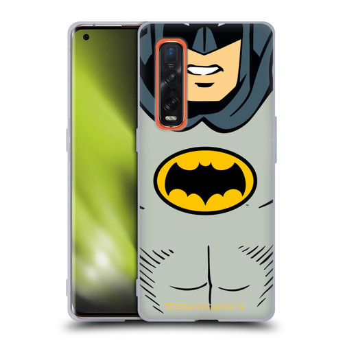 Batman TV Series Logos Costume Soft Gel Case for OPPO Find X2 Pro 5G