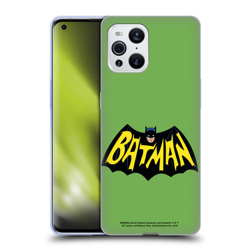 Batman TV Series Logos Main Soft Gel Case for OPPO Find X3 / Pro
