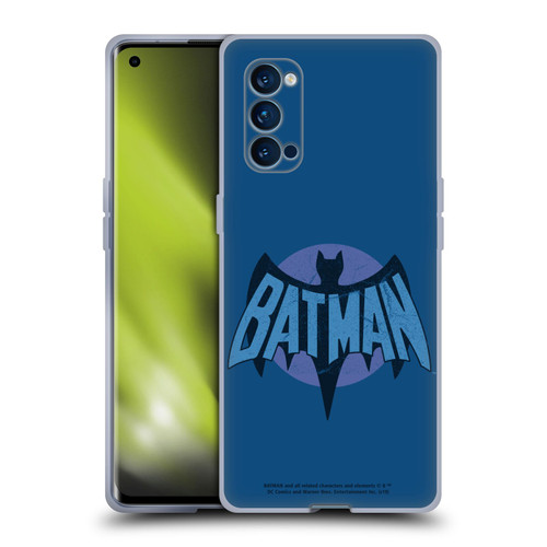 Batman TV Series Logos Distressed Look Soft Gel Case for OPPO Reno 4 Pro 5G