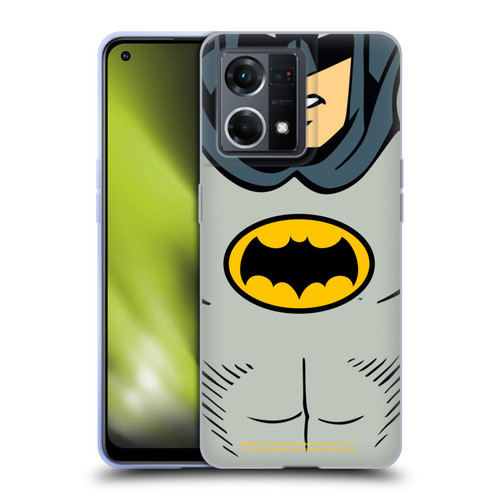 Batman TV Series Logos Costume Soft Gel Case for OPPO Reno8 4G