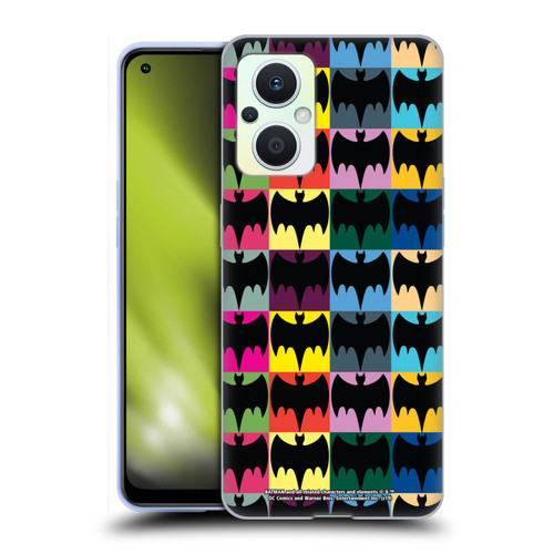 Batman TV Series Logos Patterns Soft Gel Case for OPPO Reno8 Lite