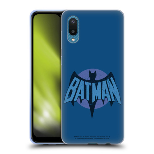 Batman TV Series Logos Distressed Look Soft Gel Case for Samsung Galaxy A02/M02 (2021)