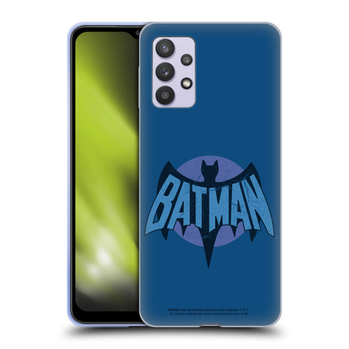 Batman TV Series Logos Distressed Look Soft Gel Case for Samsung Galaxy A32 5G / M32 5G (2021)