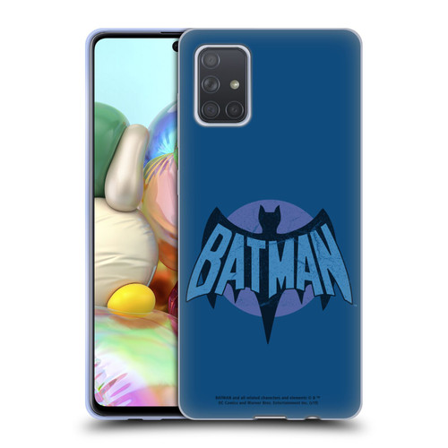 Batman TV Series Logos Distressed Look Soft Gel Case for Samsung Galaxy A71 (2019)