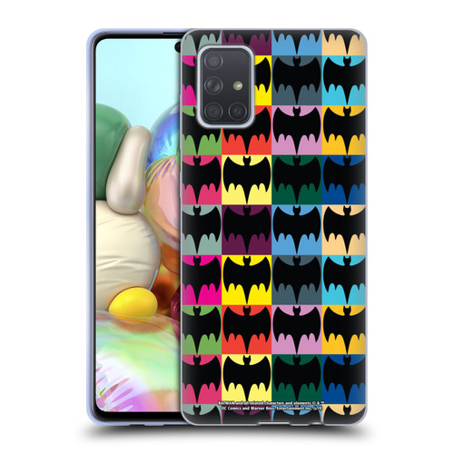 Batman TV Series Logos Patterns Soft Gel Case for Samsung Galaxy A71 (2019)