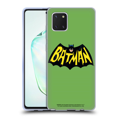 Batman TV Series Logos Main Soft Gel Case for Samsung Galaxy Note10 Lite