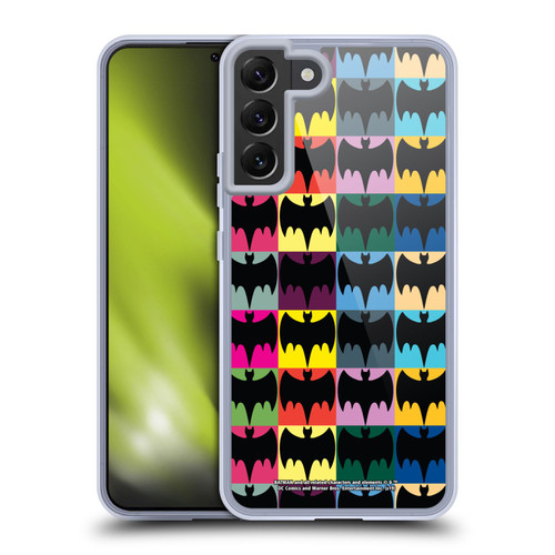 Batman TV Series Logos Patterns Soft Gel Case for Samsung Galaxy S22+ 5G