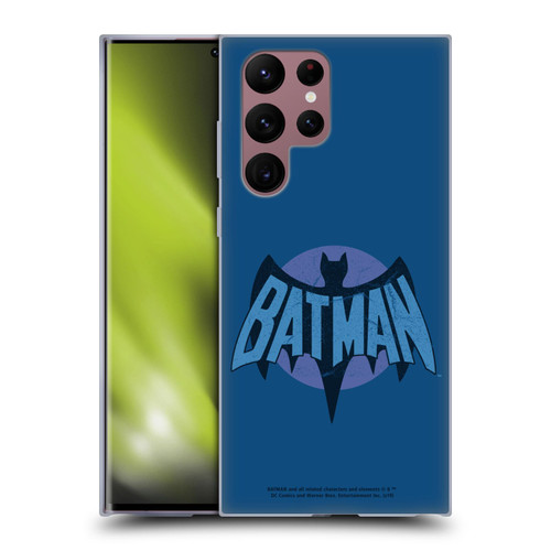 Batman TV Series Logos Distressed Look Soft Gel Case for Samsung Galaxy S22 Ultra 5G