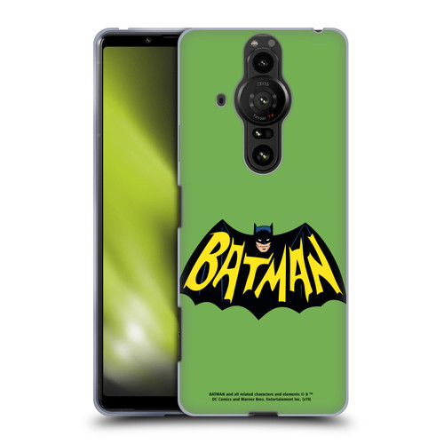 Batman TV Series Logos Main Soft Gel Case for Sony Xperia Pro-I