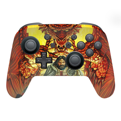 Ed Beard Jr Dragons Knight Templar Friendship Vinyl Sticker Skin Decal Cover for Nintendo Switch Pro Controller