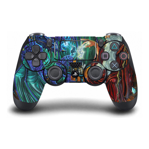 Ed Beard Jr Dragons Wizard Friendship Vinyl Sticker Skin Decal Cover for Sony DualShock 4 Controller