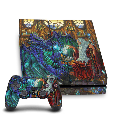Ed Beard Jr Dragons Wizard Friendship Vinyl Sticker Skin Decal Cover for Sony PS4 Console & Controller