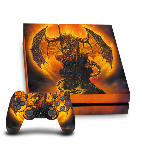 Ed Beard Jr Dragons Harbinger Of Fire Vinyl Sticker Skin Decal Cover for Sony PS4 Console & Controller