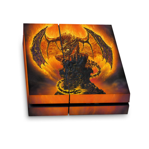 Ed Beard Jr Dragons Harbinger Of Fire Vinyl Sticker Skin Decal Cover for Sony PS4 Console