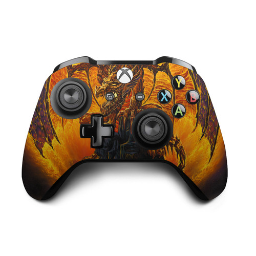 Ed Beard Jr Dragons Harbinger Of Fire Vinyl Sticker Skin Decal Cover for Microsoft Xbox One S / X Controller